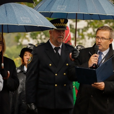 Oznaczenia znakiem pamięci „Tobie Polsko” grobów powstańczych w Pszczynie - 06.10.2021