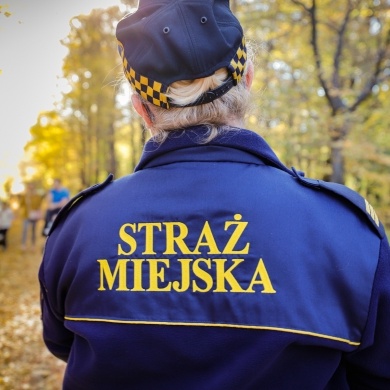 Akcja rozdawania odblasków w Pszczynie - 30.10.2021