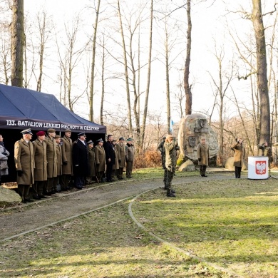 Przysięga żołnierzy 13 Śląskiej Brygady Obrony Terytorialnej w Pszczynie - 04.12.2021