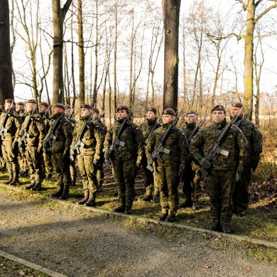 Przysięga żołnierzy 13 Śląskiej Brygady Obrony Terytorialnej w Pszczynie - 04.12.2021