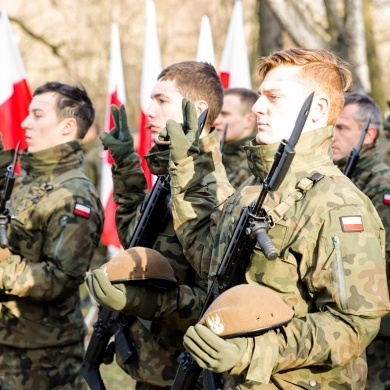 Przysięga żołnierzy 13 Śląskiej Brygady Obrony Terytorialnej w Pszczynie - 04.12.2021