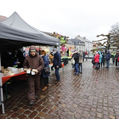 Zupa wigilijna na pszczyńskim rynku - 19.12.2021