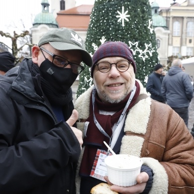 Zupa wigilijna na pszczyńskim rynku - 19.12.2021