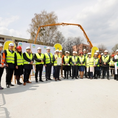 Wmurowanie kamienia węgielnego pod budowę Pszczyńskiego Centrum Kultury - 21.04.2022