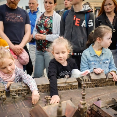 Miniaturowa makieta pszczyńskiej starówki na rynku - 14.05.2022