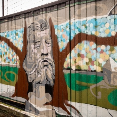 Graffiti przy ulicy Łowieckiej w Pszczynie - 04.06.2022
