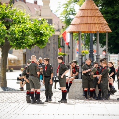 Zlot ZHR Tobie Polsko w Pszczynie - uroczysty apel - 17.06.2022