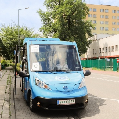 Autobus elektryczny w taborze Pszczyńskiej Komunikacji Gminnej - 06.07.2022