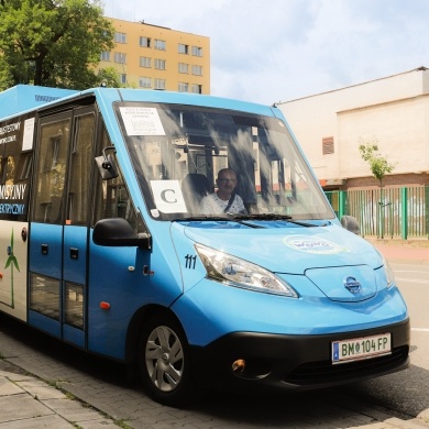 Autobus elektryczny w taborze Pszczyńskiej Komunikacji Gminnej - 06.07.2022