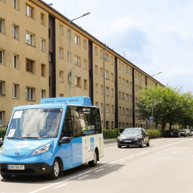 Autobus elektryczny w taborze Pszczyńskiej Komunikacji Gminnej - 06.07.2022