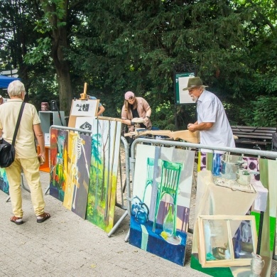 Plener rzeźbiarsko-malarski w Parku Zamkowym w Pszczynie - 26-28.08.2022
