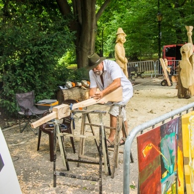 Plener rzeźbiarsko-malarski w Parku Zamkowym w Pszczynie - 26-28.08.2022