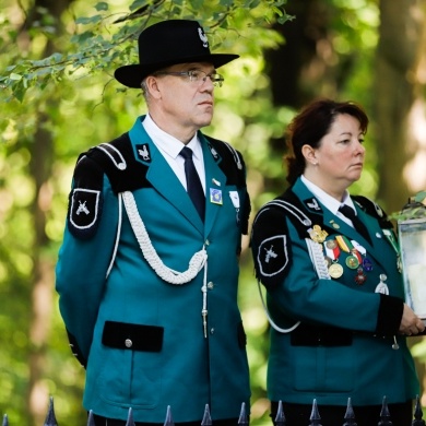 Uroczystość upamiętnienia księcia Bolko Hochberga von Pless w Parku Zamkowym w Pszczynie