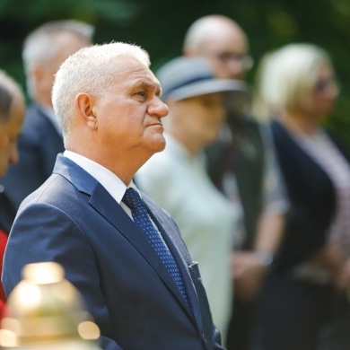Uroczystość upamiętnienia księcia Bolko Hochberga von Pless w Parku Zamkowym w Pszczynie