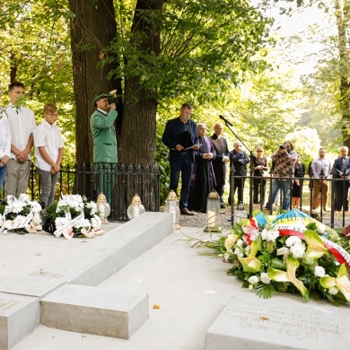 Uroczystość upamiętnienia księcia Bolko Hochberga von Pless w Parku Zamkowym w Pszczynie