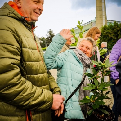 Akcja rozdawania krzewów w Pszczynie - 22.09.2022