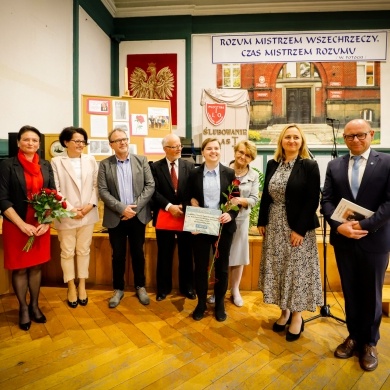 Wręczenie nagrody im. profesora Stanisława Ciska w Liceum Ogólnokształcącym im. Bolesława Chrobrego w Pszczynie - 23.09.2022