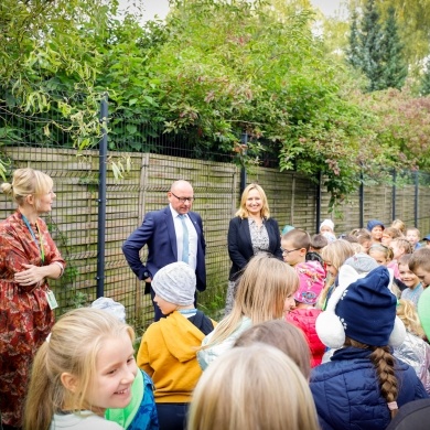 Sadzenie drzew z uczniami Niepublicznej Szkoły Podstawowej nr 1 w Pszczynie - 23.09.2022