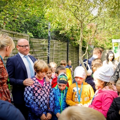 Sadzenie drzew z uczniami Niepublicznej Szkoły Podstawowej nr 1 w Pszczynie - 23.09.2022