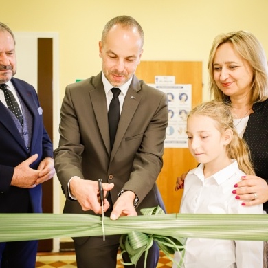 Otwarcie Zielonej Pracowni w Szkole Podstawowej w Brzeźcach - 18.10.2022