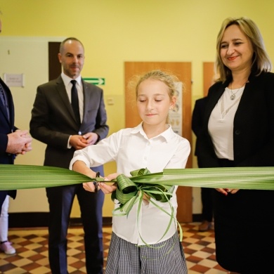 Otwarcie Zielonej Pracowni w Szkole Podstawowej w Brzeźcach - 18.10.2022