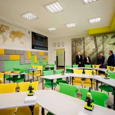 Otwarcie Zielonej Pracowni w Szkole Podstawowej w Brzeźcach - 18.10.2022