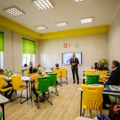 Otwarcie Zielonej Pracowni w Szkole Podstawowej w Brzeźcach - 18.10.2022