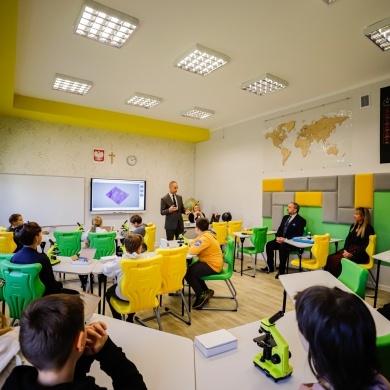 Otwarcie Zielonej Pracowni w Szkole Podstawowej w Brzeźcach - 18.10.2022