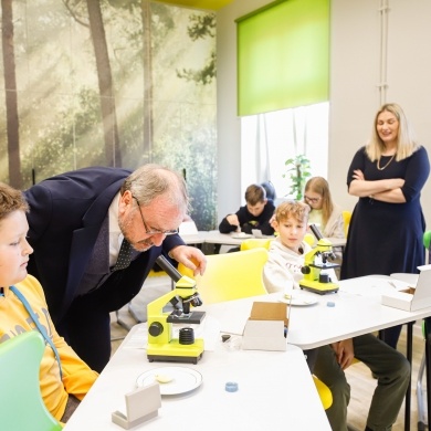 Otwarcie Zielonej Pracowni w Szkole Podstawowej w Brzeźcach - 18.10.2022