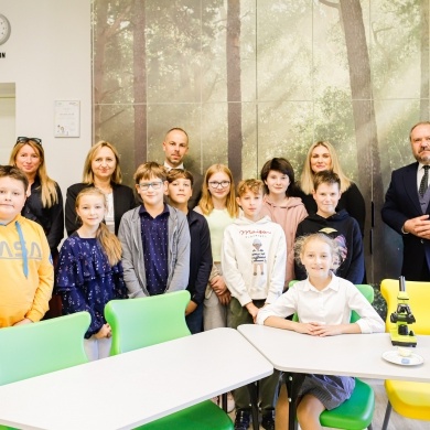 Otwarcie Zielonej Pracowni w Szkole Podstawowej w Brzeźcach - 18.10.2022