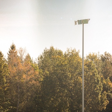 Nowe oświetlenie boiska LKS Studzienice - 12.10.2022