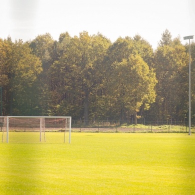 Nowe oświetlenie boiska LKS Studzienice - 12.10.2022