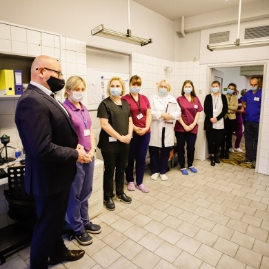 Otwarcie pracowni mikrobiologii w Szpitalu Joannitas w Pszczynie - 05.12.2022