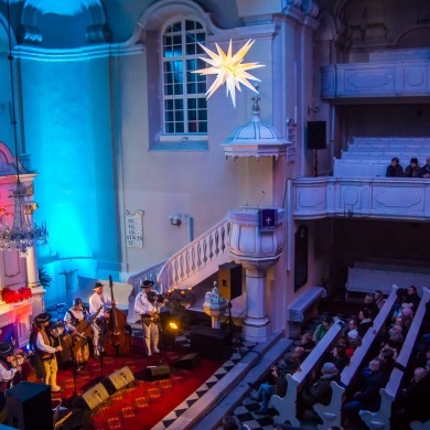 Koncert kolęd i pastorałek w wykonaniu zespołu Trebunie Tutki w kościele ewangelickim - 18.12.2022