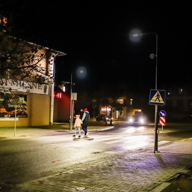 Nowe oświetlenie przejść dla pieszych w gminie Pszczyna - 12.2022-01.2023