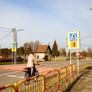 Nowe oświetlenie przejść dla pieszych w gminie Pszczyna - 12.2022-01.2023