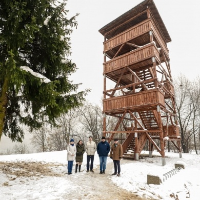 Wieża widokowa w Wiśle Małej - 23.01.2023