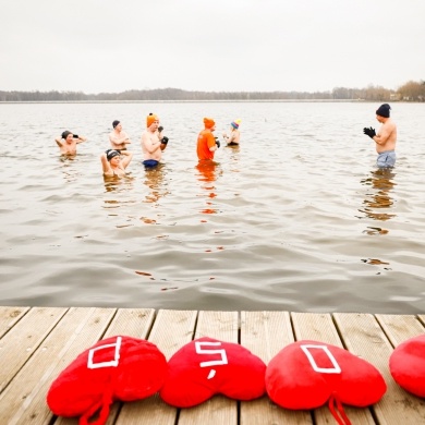 31. Finał WOŚP - Morsowanie w Łące - 28.01.2022