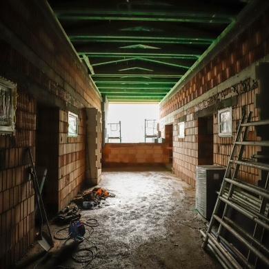 Budowa budynków komunalnych przy ulicy Dobrawy w Pszczynie - 24-27.12.2022