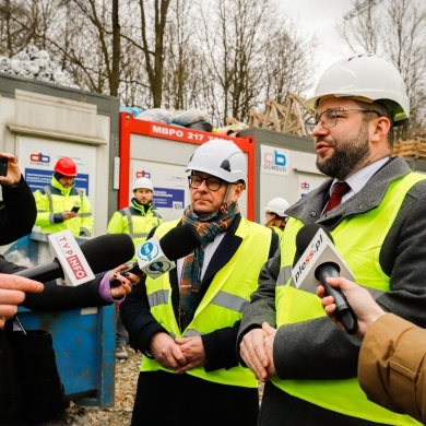 Budowa budynków komunalnych przy ulicy Dobrawy w Pszczynie - 24-27.12.2022
