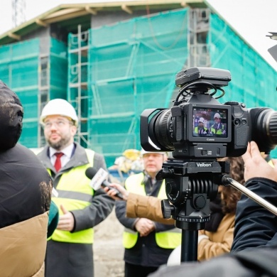 Budowa budynków komunalnych przy ulicy Dobrawy w Pszczynie - 24-27.12.2022