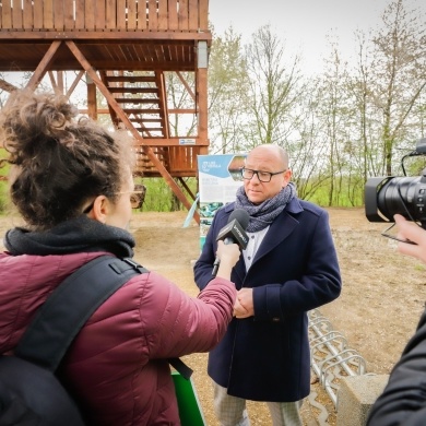 Otwarcie wieży widokowej w Wiśle Małej - 25.04.2023