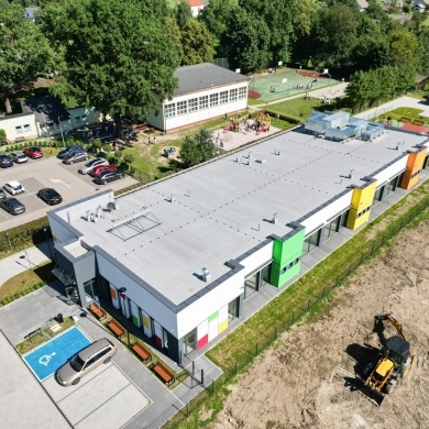 Budowa przedszkola w Studzienicach - 05.09.2023
