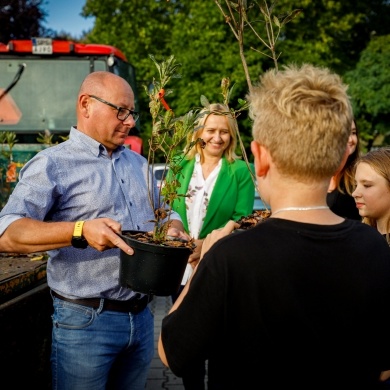 Akcja rozdawania krzewów w Pszczynie - 03.10.2023