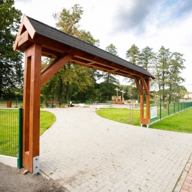 Budowa Ogrodu Społecznego w Wiśle Małej - 04.10.2023