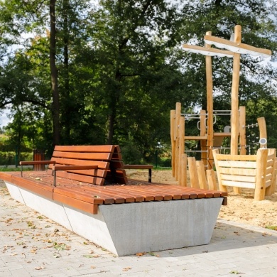 Budowa Ogrodu Społecznego w Wiśle Małej - 04.10.2023
