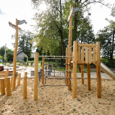 Budowa Ogrodu Społecznego w Wiśle Małej - 04.10.2023