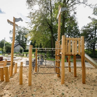 Budowa Ogrodu Społecznego w Wiśle Małej - 04.10.2023