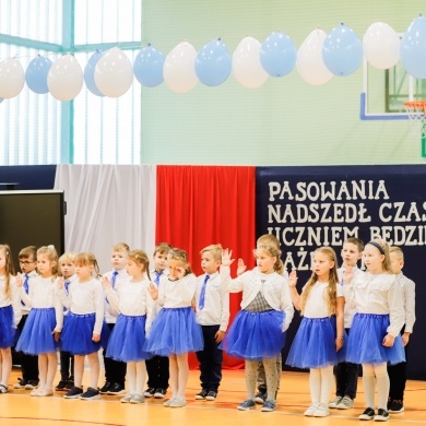 Pasowanie pierwszoklasistów w Szkole Podstawowej w Brzeźcach - 19.10.2023