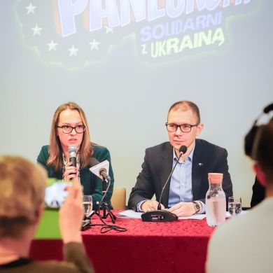 Konferencja promująca komiks 